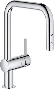 Grohe 32319003 Single-Handle Pull Down Kitchen Faucet Dual Spray 1.75 GPM In Starlight Chrome Finish