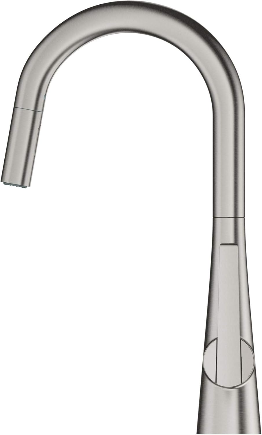 Grohe 32226DC3 Zedra Single-Handle Pull Down Kitchen Faucet Dual Spray 1.75 GPM In Supersteel Finish