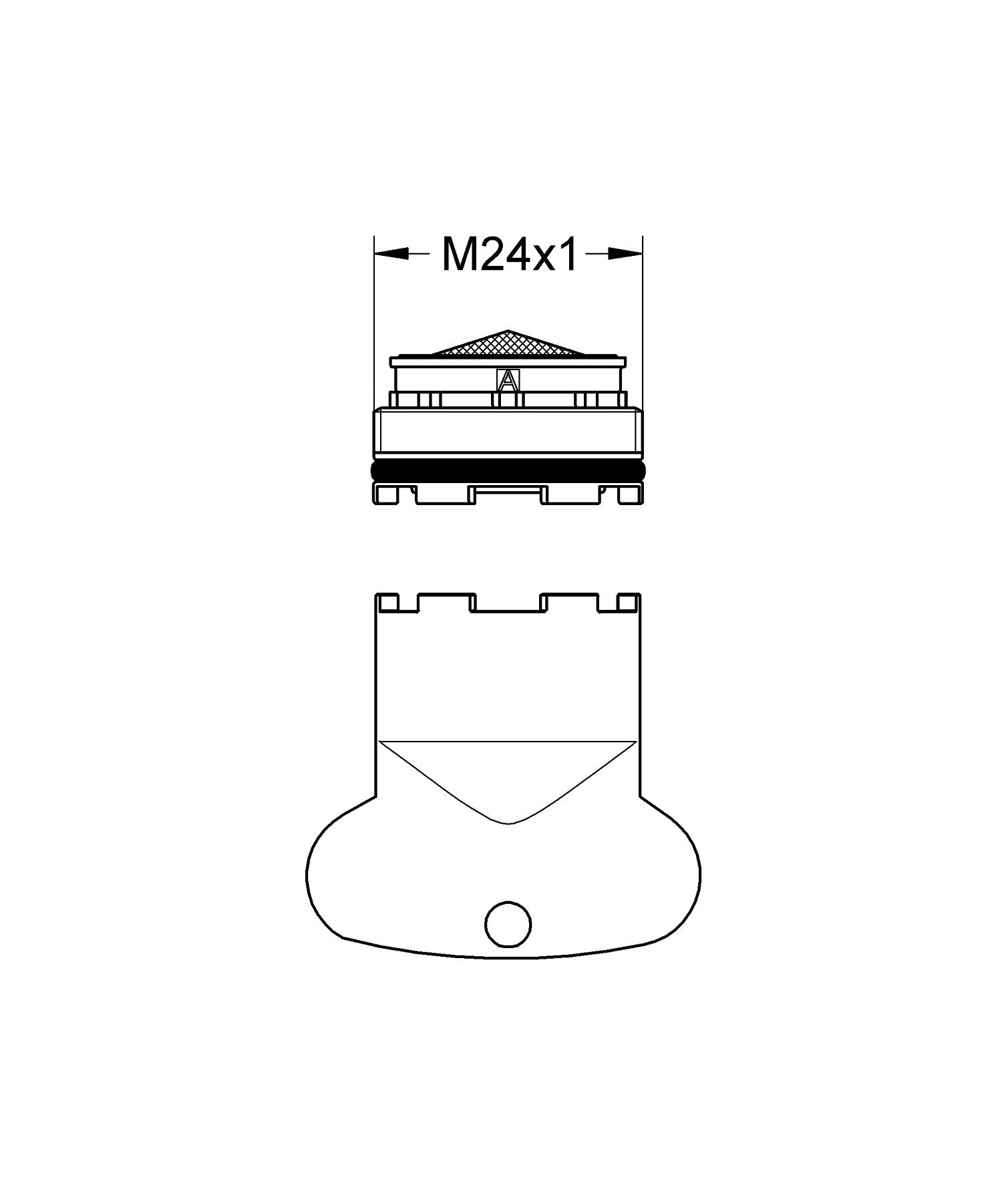 Grohe Repair Parts 13926000 Flow Control in Grohe Chrome