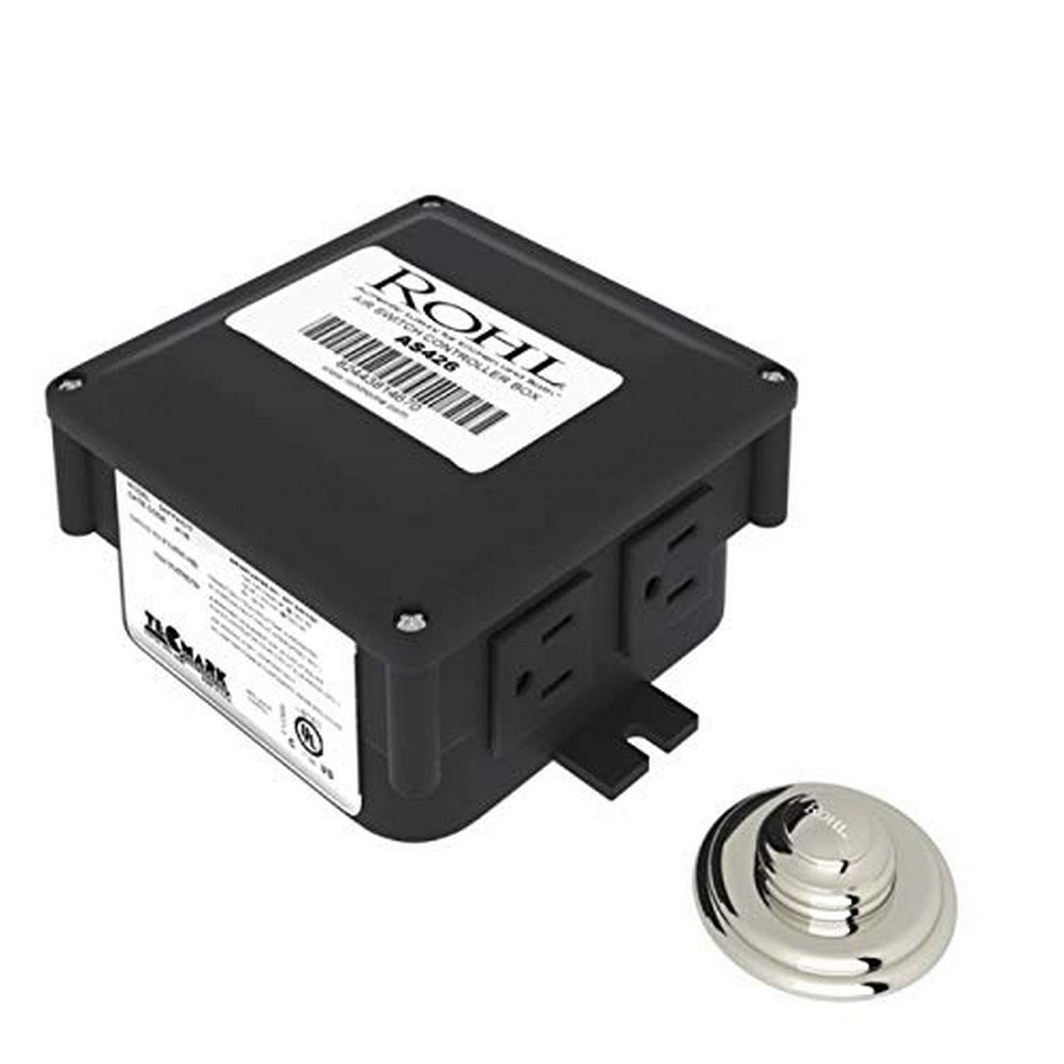 ROHL Garbage Disposal Air Switch Control Box - Polished Nickel