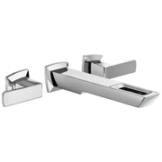 Brizo Vettis Two-Handle Wall Mount Lavatory Faucet with Open-Flow Spout 1.2 GPM