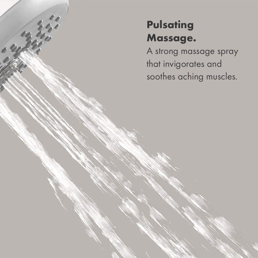 Hansgrohe 04073820 Croma 100 Handshower E 3-Jet, 2.5 GPM in Brushed Nickel