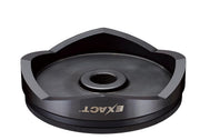 Milwaukee EXACT 6-inch punch tool with gray and black metal construction and center threaded hole.