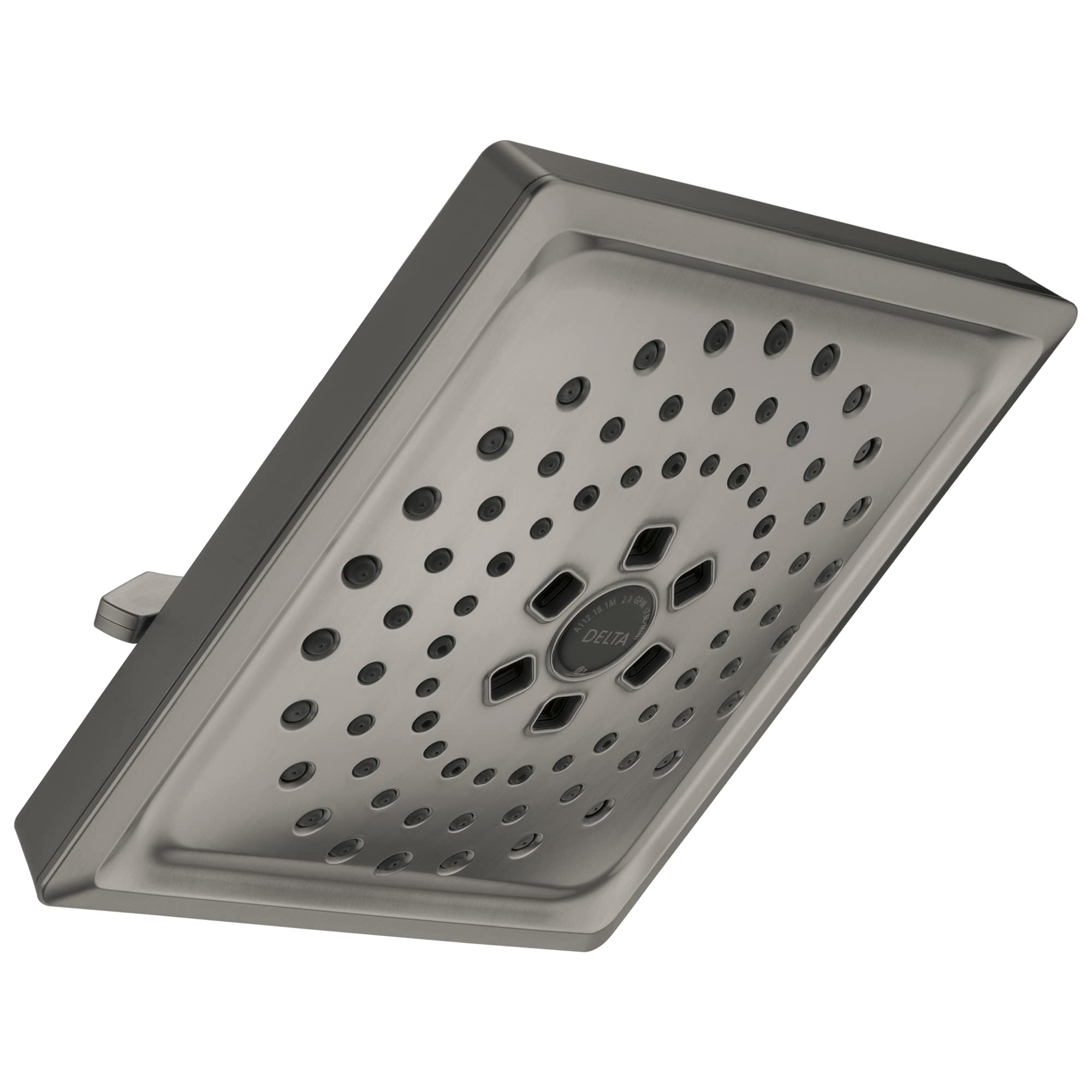 Delta Universal Showering H2OKinetic 3-Setting Raincan Square Shower Head
