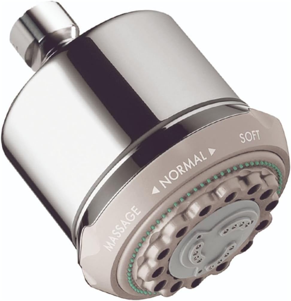 Hansgrohe 28496001 Clubmaster Shower Head 3-Jet, 2.5 GPM in Chrome - 5 Pack