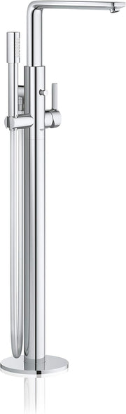 Grohe 23792001 Lineare Single-Handle Freestanding Tub Faucet with 1.75 GPM Hand Shower In Starlight Chrome Finish