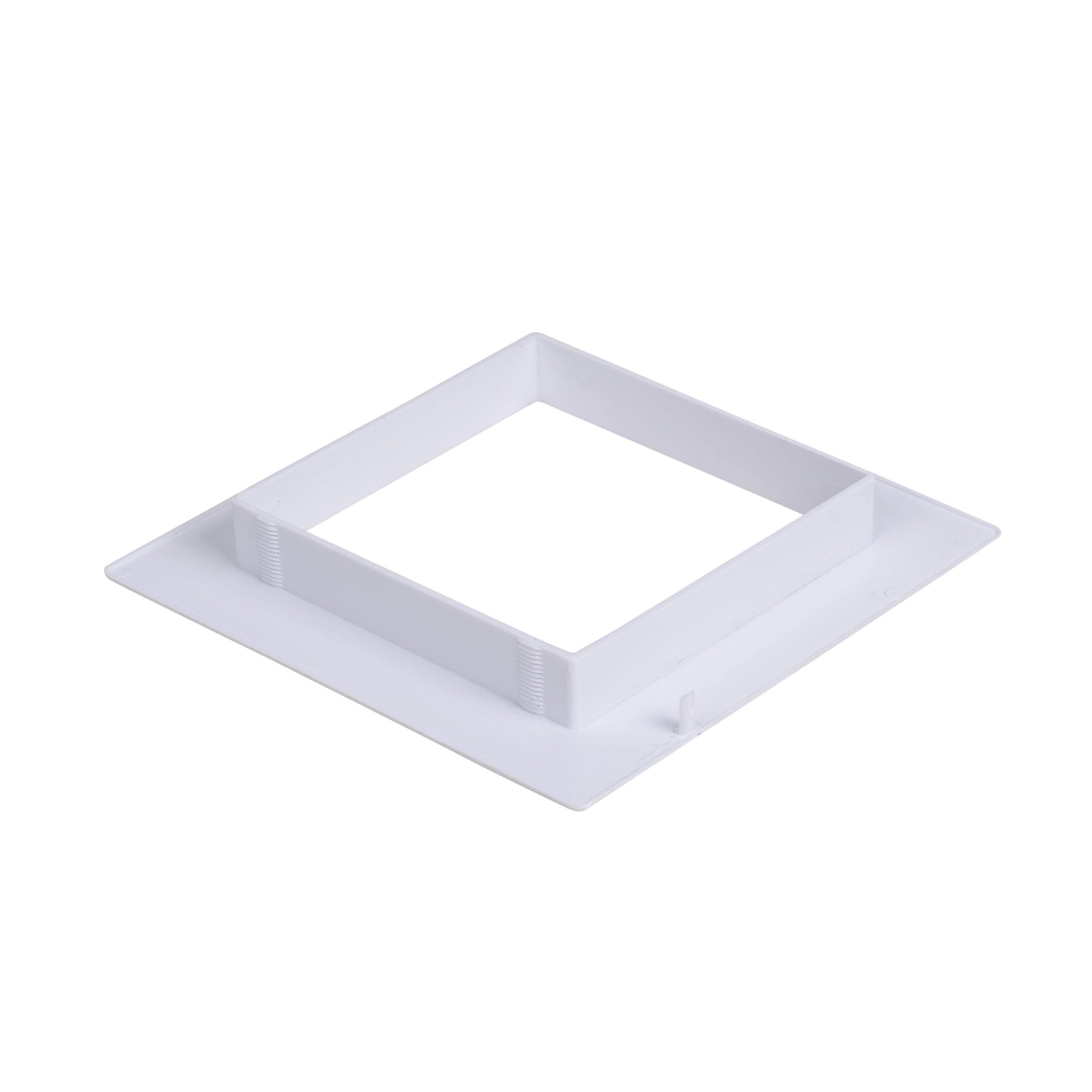 Oatey Square Supply Box with 8.25" Plastic Faceplate in White - 38942 - 2 pack