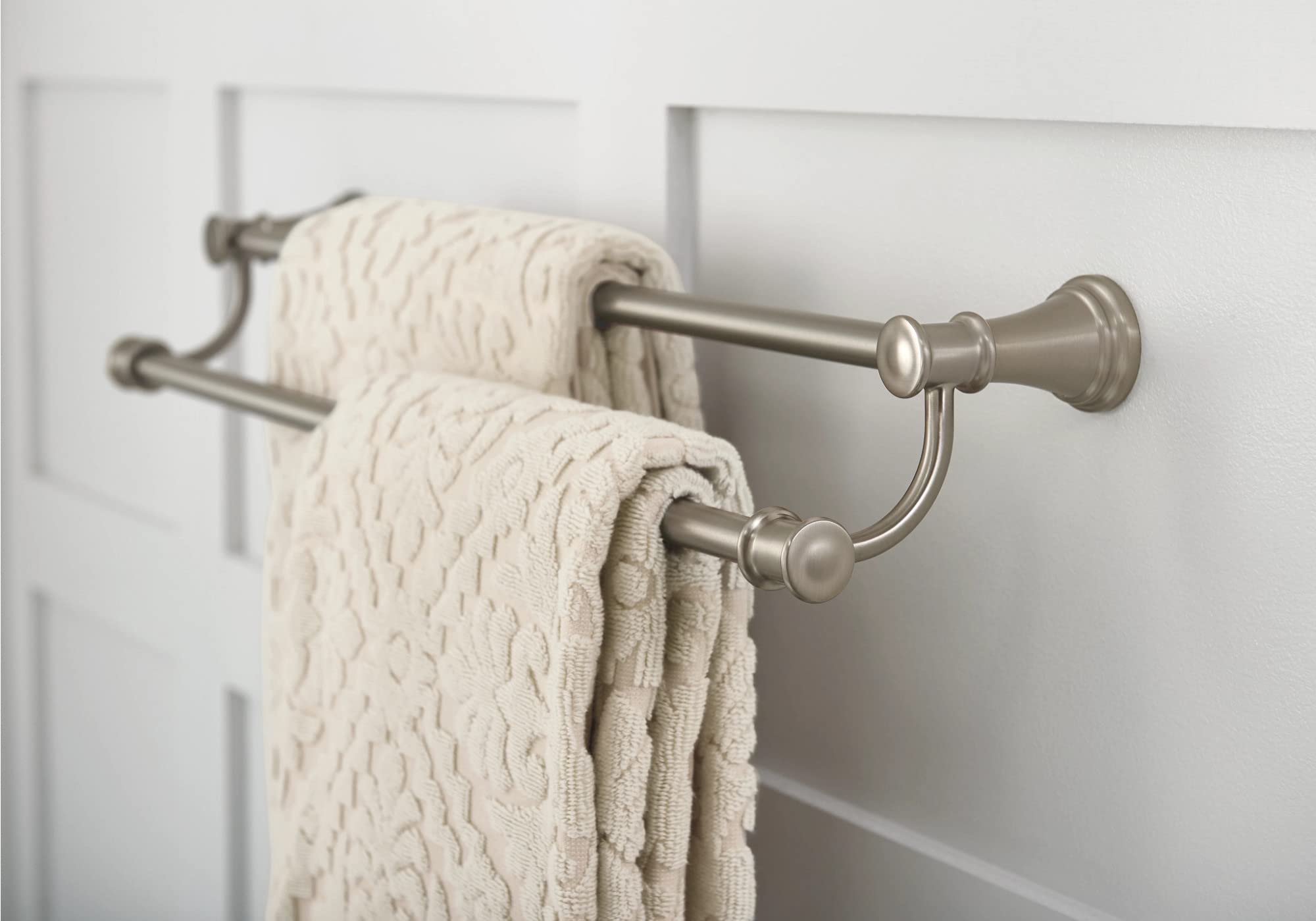 Moen 24 Inch Double Towel Bar - YB6422BN