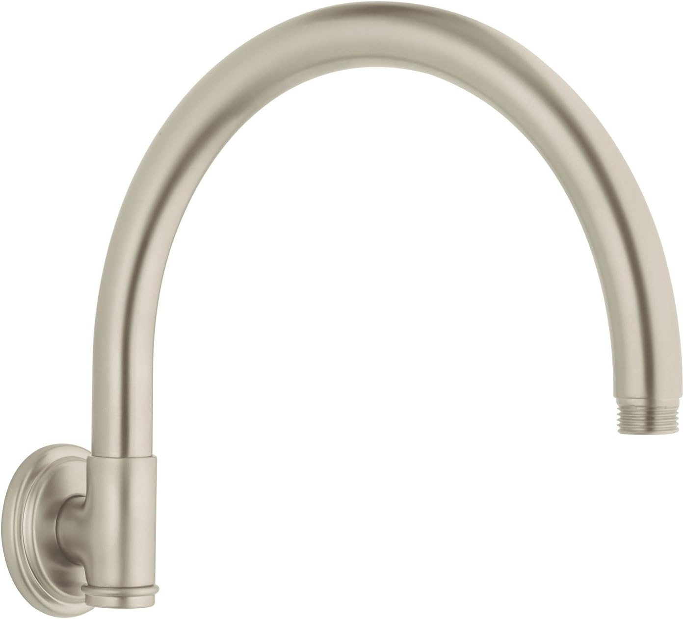 Closeout Open Box Grohe 28383EN0 Shower Arm Retro In Brushed Nickel Finish
