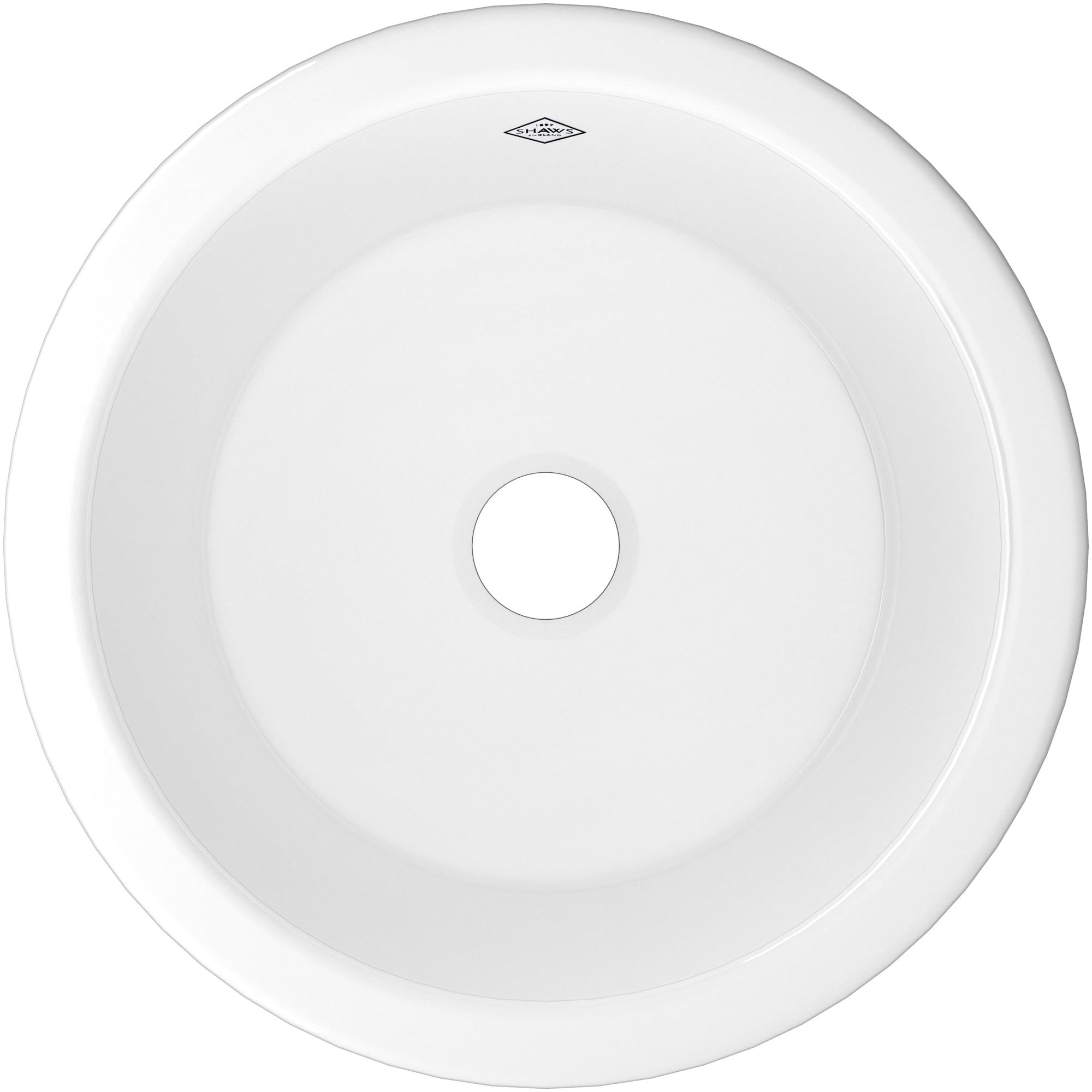 ROHL Lancaster Round Bar or Prep Sink - White