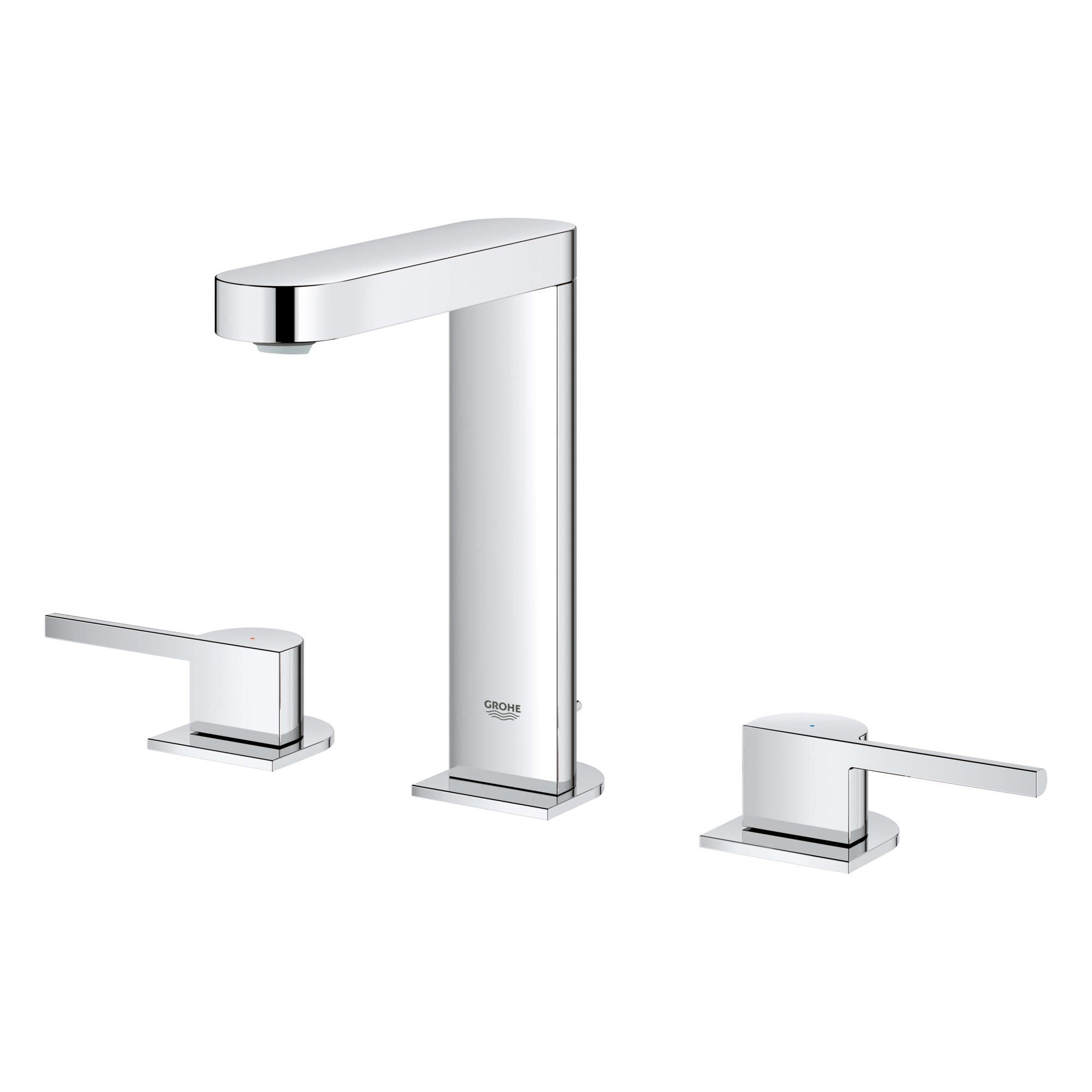 Grohe Plus 20302003 8-inch Widespread 2-Handle L-Size Bathroom Faucet 1.2 GPM in Grohe Chrome
