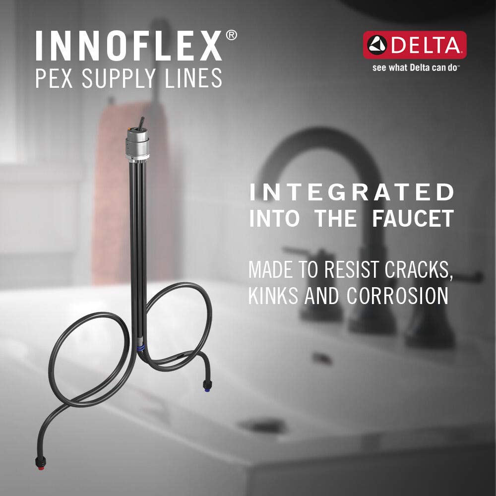 Delta Trinsic Two Handle Widespread Bathroom Faucet in Champagne Bronze - 3554-CZMPU-DST