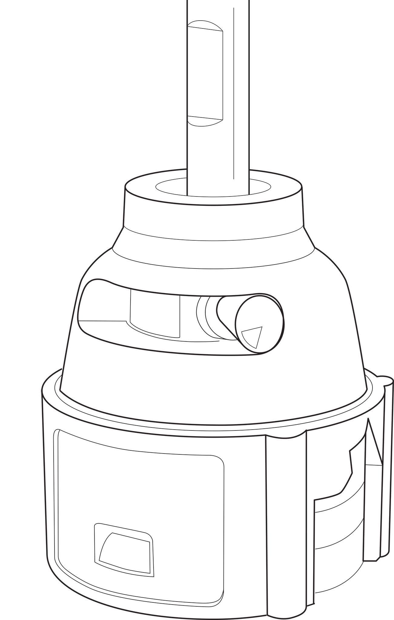Chrome two-handle centerset bathroom faucet with tall spout and rounded base, shown in technical line drawing.