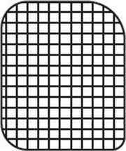 Franke OK-31C-LH Stainless Steel Coated Shelf Grid For ORK Fireclay - Left Hand Side Stainless Steel