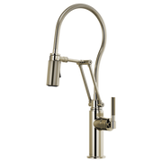 Brizo Litze Articulating Faucet with Finished Hose & Knurled Handle