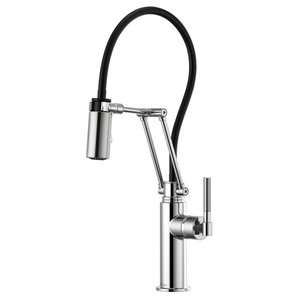 Brizo Litze Articulating Faucet with Knurled Handle
