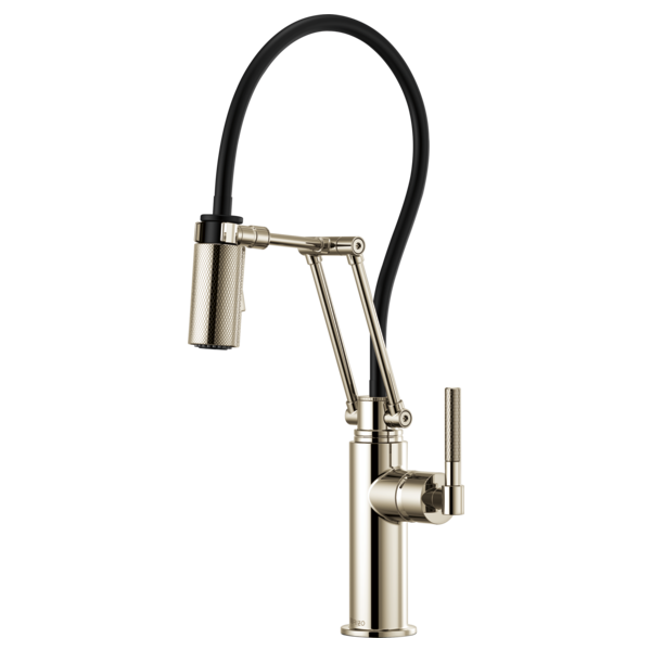 Brizo Litze Articulating Faucet with Knurled Handle