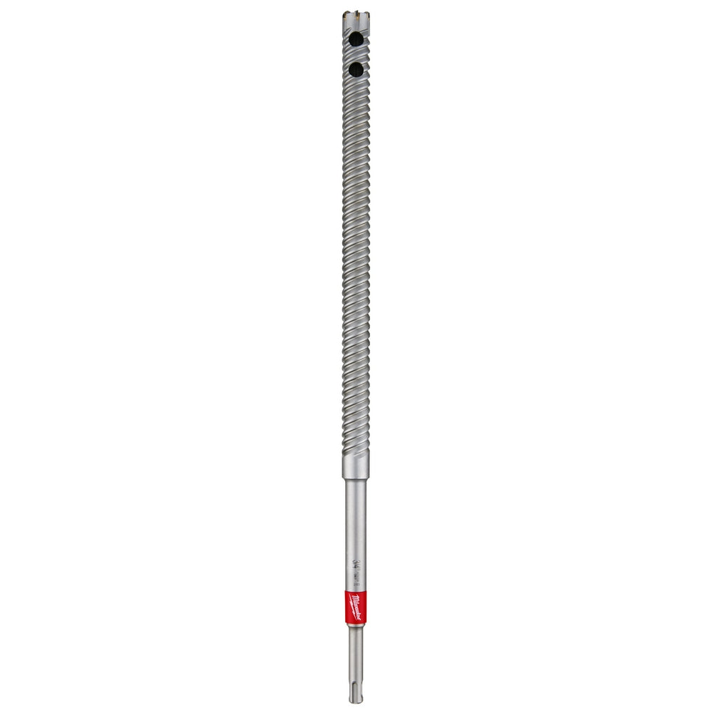 SDS Plus rebar cutter bit with fluted metal shaft and cutting head, 3/4" x 18".