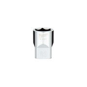 Milwaukee 20MM metric socket with 1/2 inch drive and six-point design with flat sides.