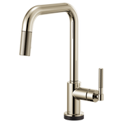 Brizo Litze SmartTouch Pull-Down Kitchen Faucet with Square Spout & Knurled Handle