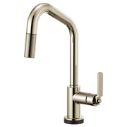Brizo Litze SmartTouch Pull-Down Kitchen Faucet with Angled Spout & Industrial Handle