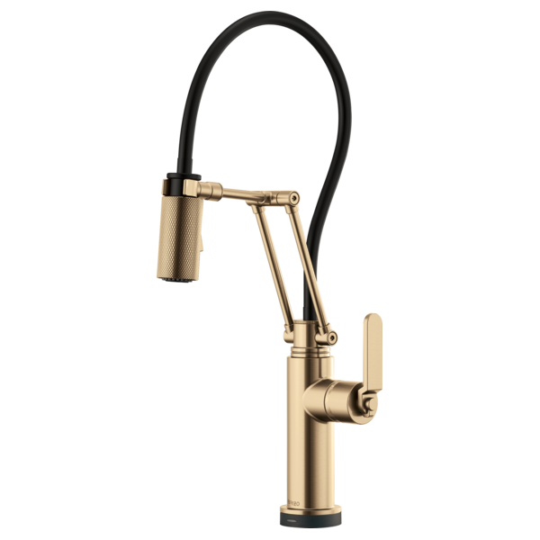 Brizo Litze SmartTouch Articulating Kitchen Faucet with Industrial Handle