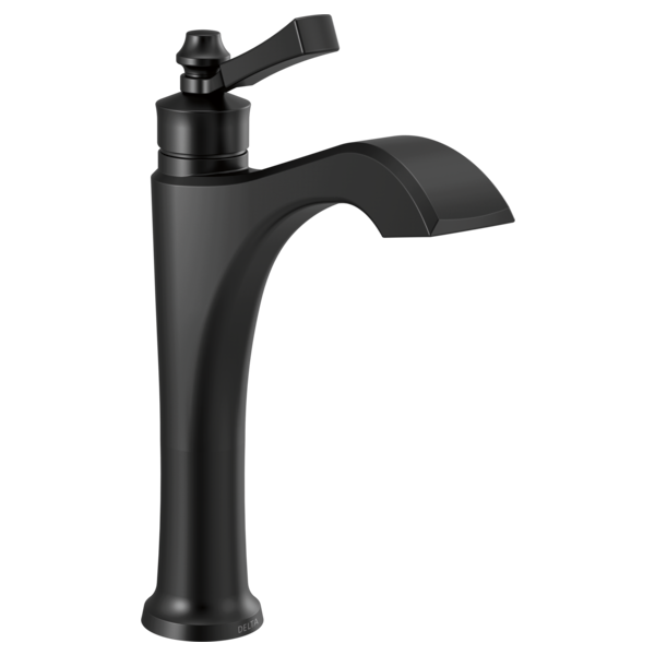 Delta Dorval Single Handle Mid-Height Vessel Bathroom Faucet with Lever Handle