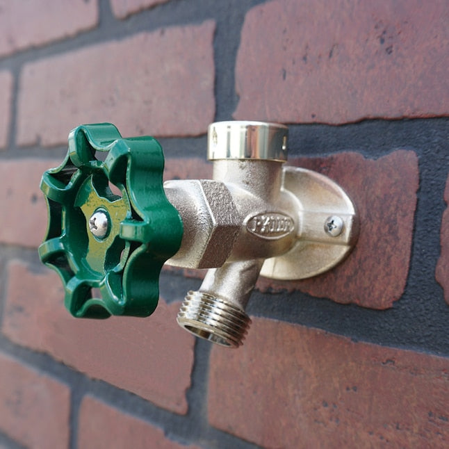 Prier Diamond Series 6 inch Anti-Siphon Multi-Turn Wall Hydrant with 1/2 inch MIP and 1/2 inch Sweat - C-144D06