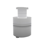 Elkay regulator assembly with cylindrical body, upper stem component, and flat cap on white background.