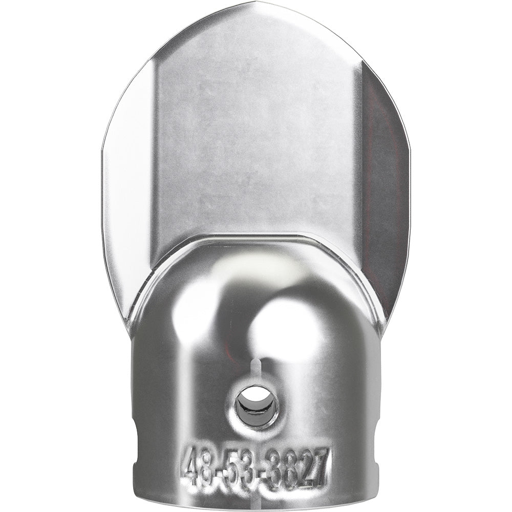 Metal cable opening tool with 2-inch opening and model number 48-53-3827 stamped on base.