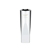Milwaukee 1/2 in. drive 19MM deep socket with six-point opening and four flat sides on polished chrome body.