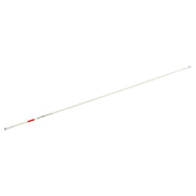 Long white flexible rod with red band near the metal tip end, used for pulling wires through conduits.