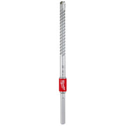 Milwaukee 3/8" x 8" straight shank rebar cutter with fluted drill bit and red band collar.