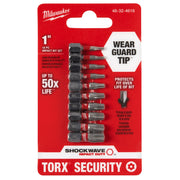 Milwaukee 48-32-4618 10-Piece Shockwave Impact Torx Security Insert Bit Sets 3PK