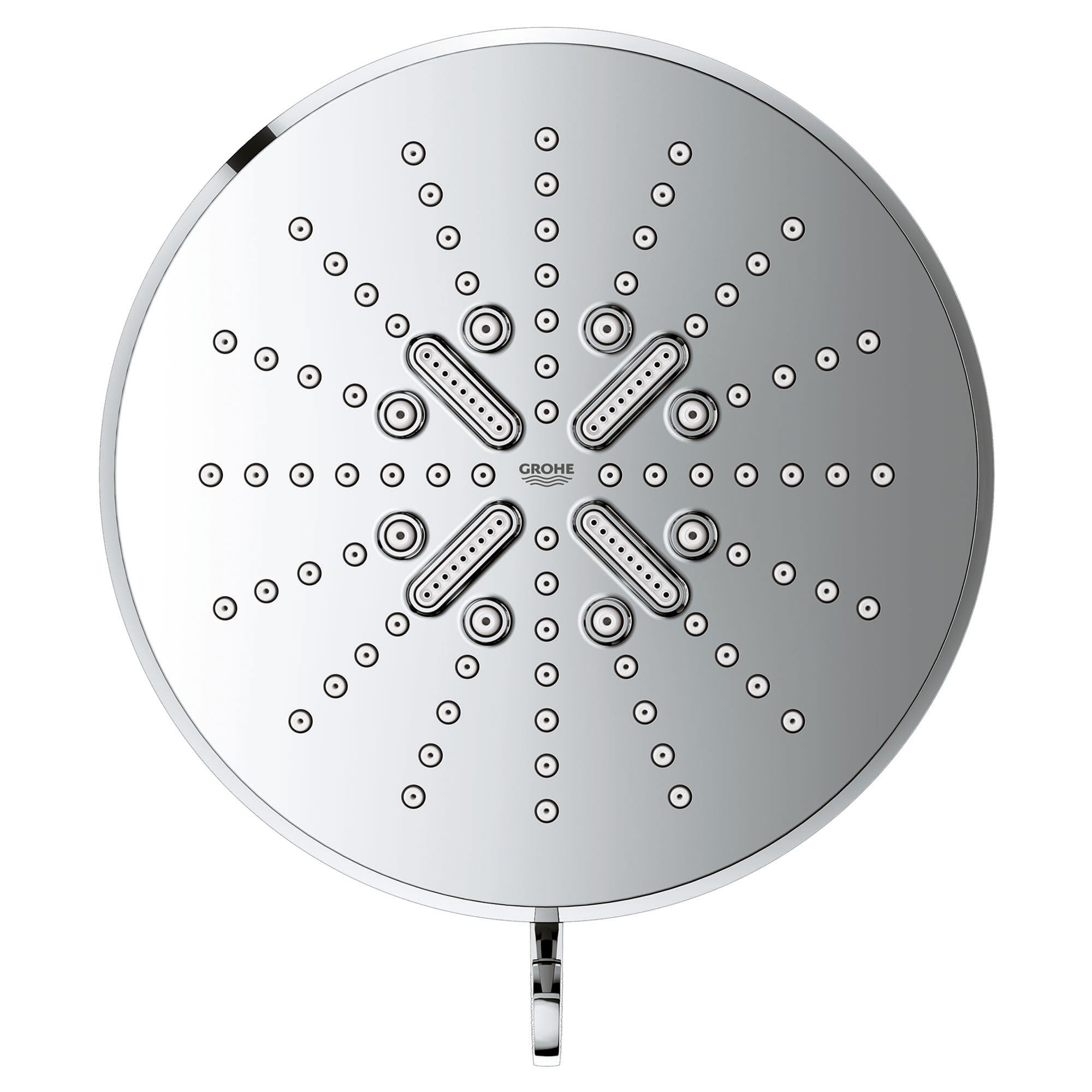 Grohe Rainshower 26789000 Shower Head, 6-1/2" - 3 Sprays, 1.75gpm in Grohe Chrome