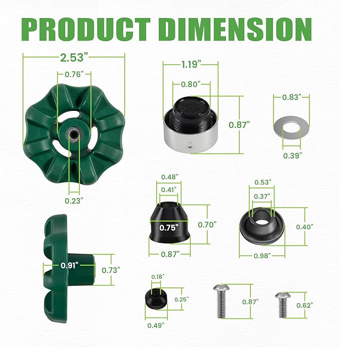 Prier P-164 Wall Hydrant Repair Kit with Soft Handle - P-164KT-807