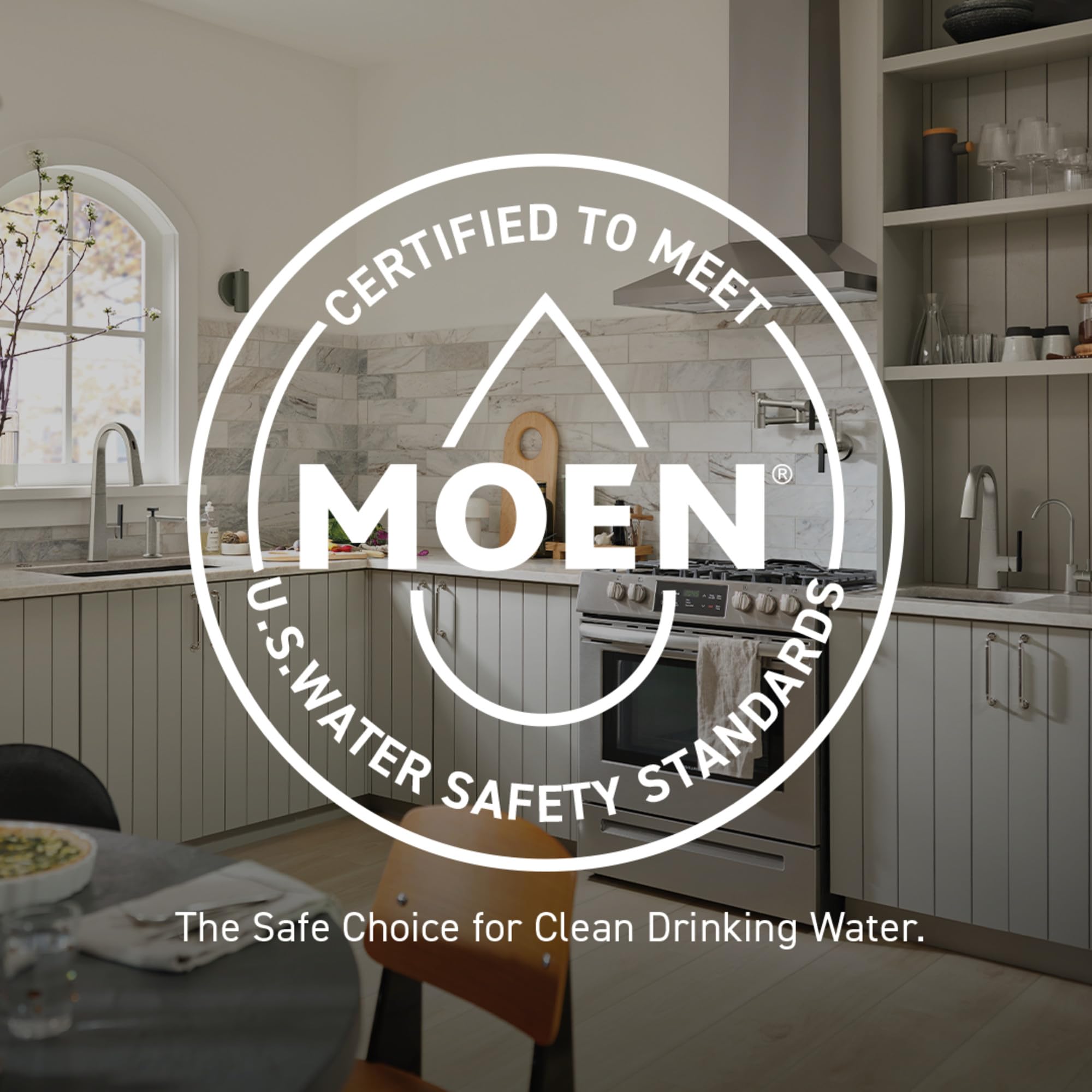 Moen Greenfield Single Handle Bathroom Sink Faucet with Optional Deckplate in Brushed Nickel - 6504BN