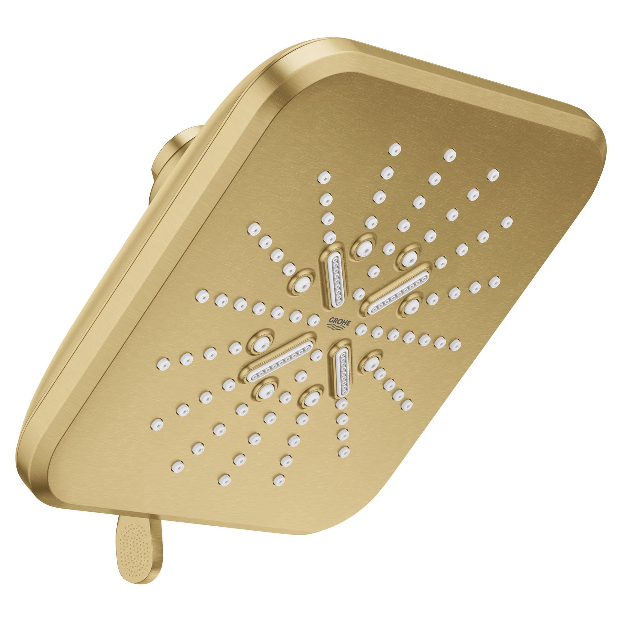 Grohe Rainshower 26797GN0 Shower Head, 6-1/2" - 3 Sprays, 1.75gpm in Grohe Brushed Cool Sunrise