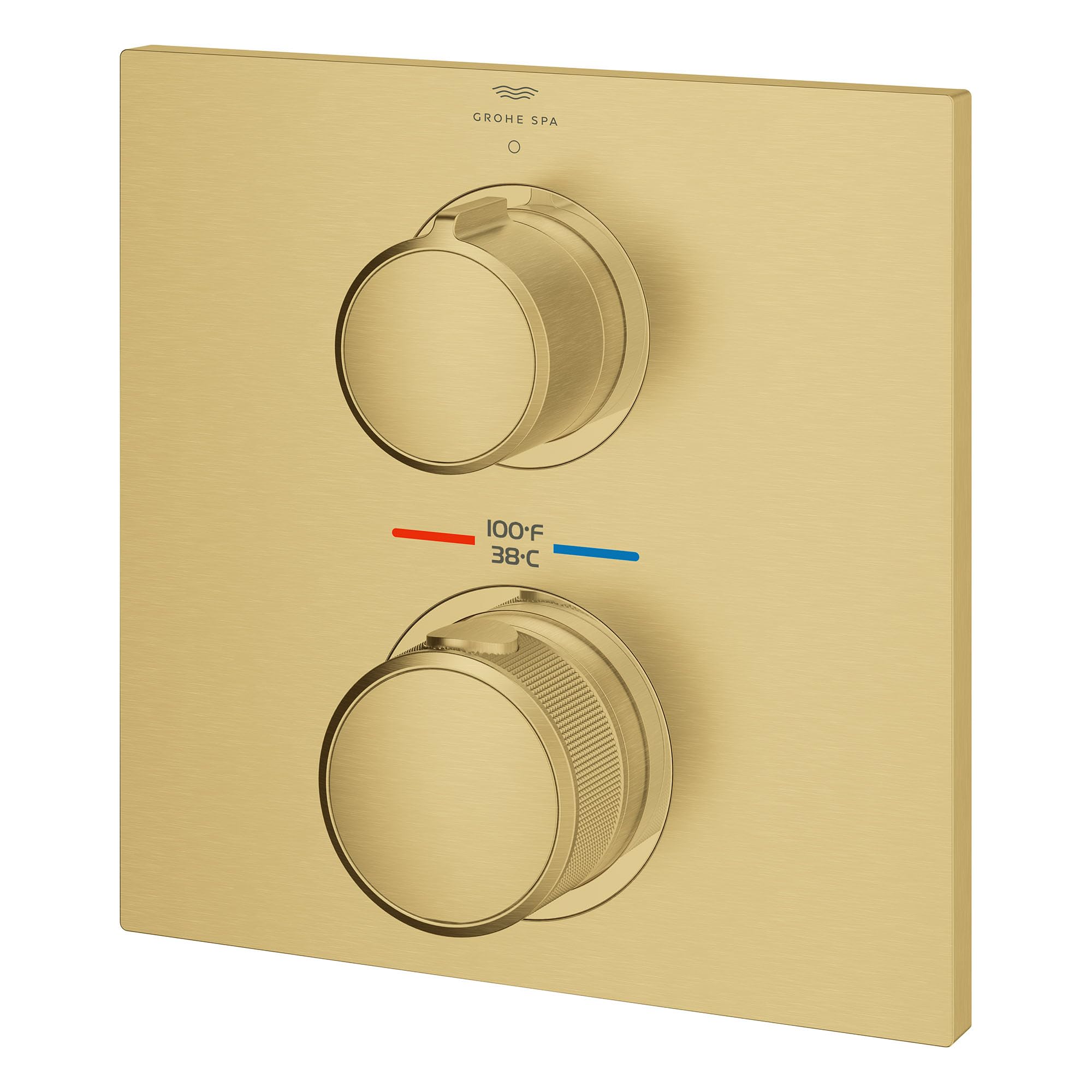 Grohe Allure 29177001 Allure Single Function 2-Handle Thermostatic Valve Trim in Grohe Chrome