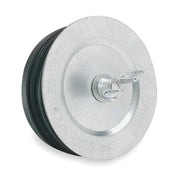 Oatey 5 in. Mechanical Test Plug Metal Construction in Stainless Steel - 273358