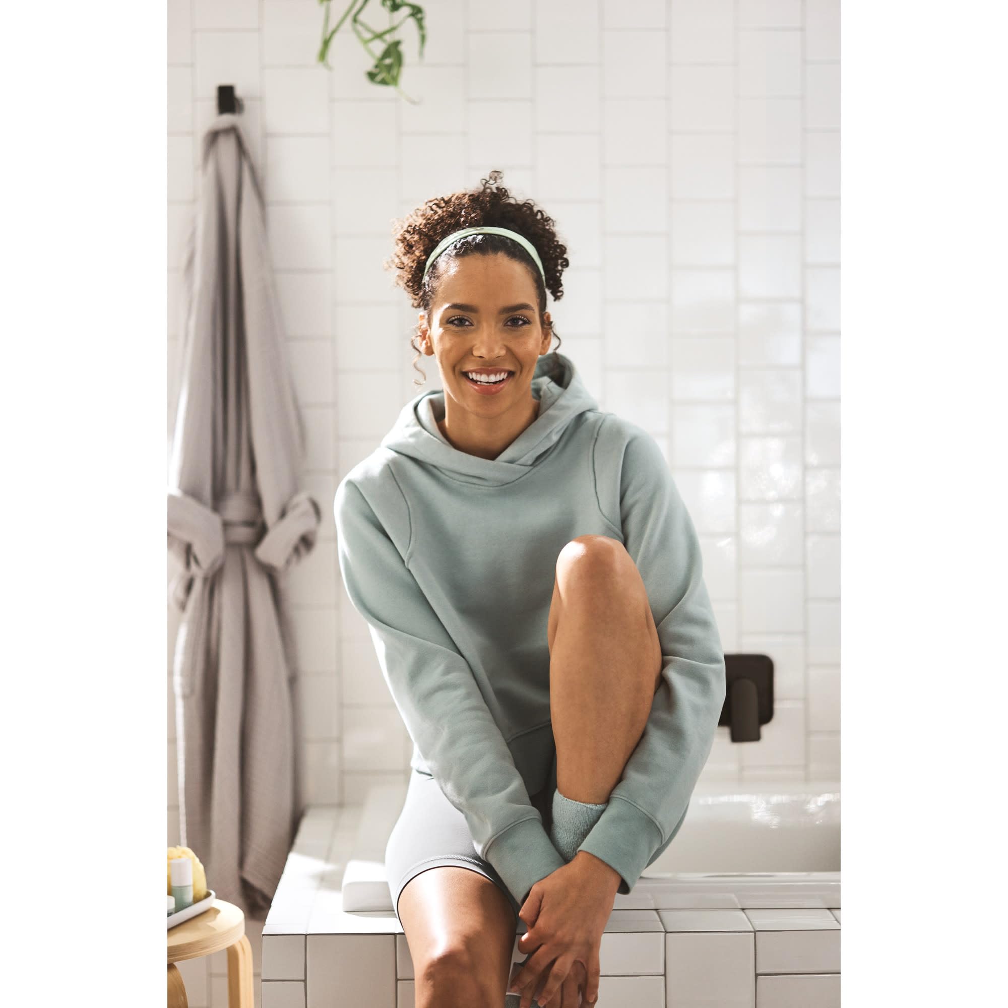 Moen Genta LX Single Handle Wall Mount Tub Filler High Flow Tub Faucet with 10" Spout Reach in Brushed Nickel - WT901BN