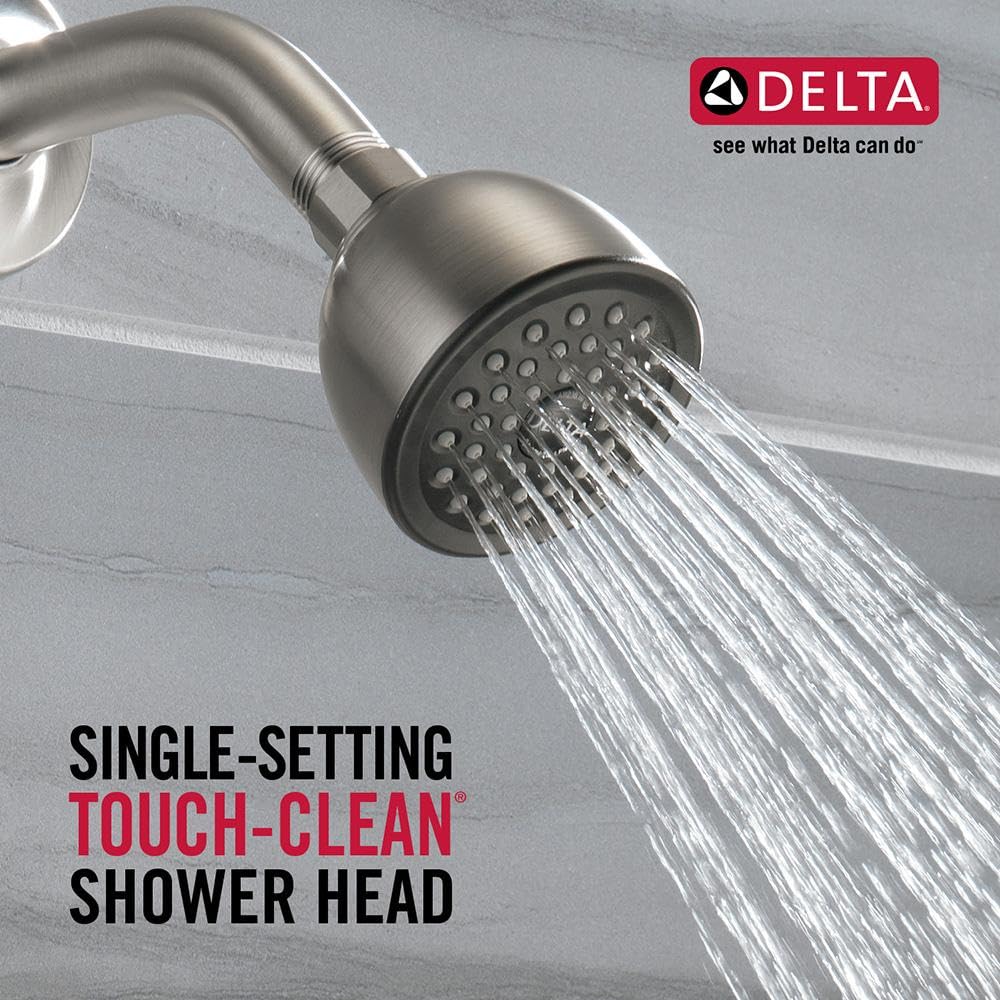 Delta Universal Showering Components RP38357 Fundamentals Single-Setting Shower Head in Chrome Finish