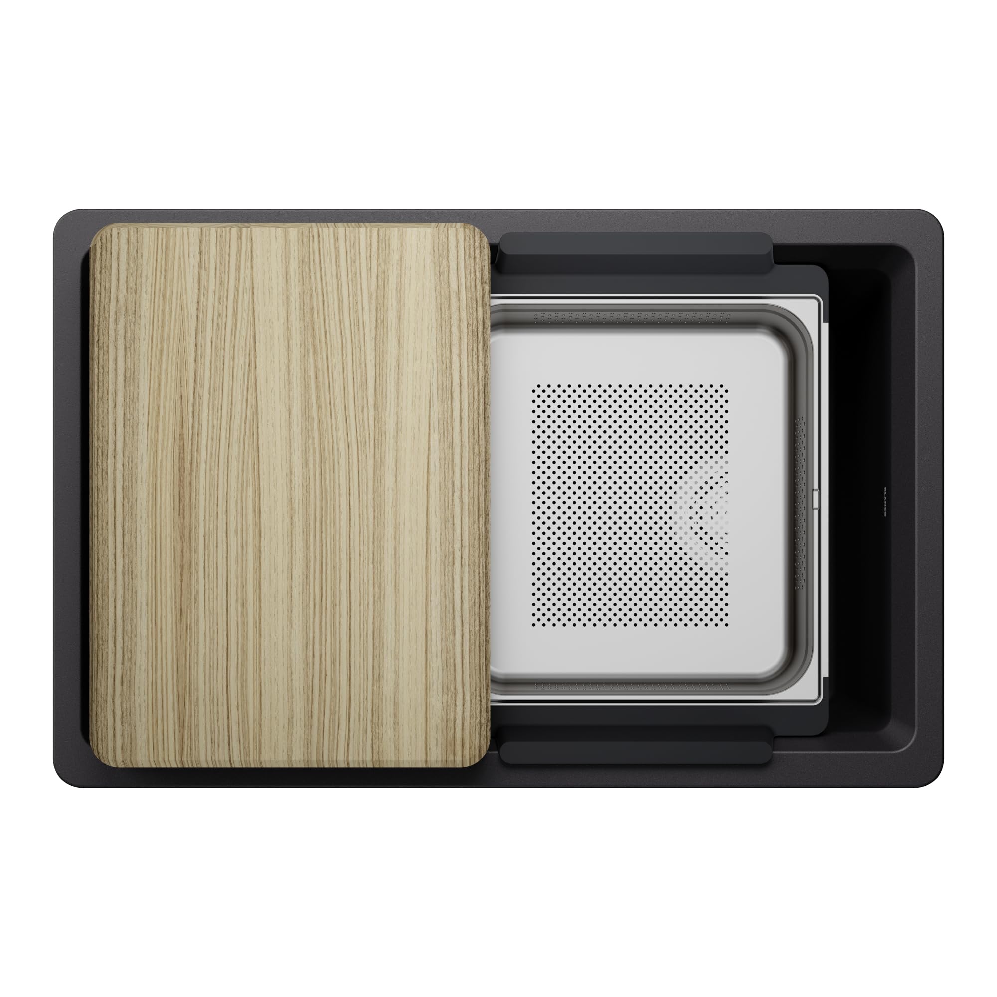 Blanco Inteos 30" Kitchen Sink in Coal Black - 443303