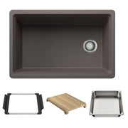 Blanco Inteos 30" Kitchen Sink in Volcano Gray - 443309