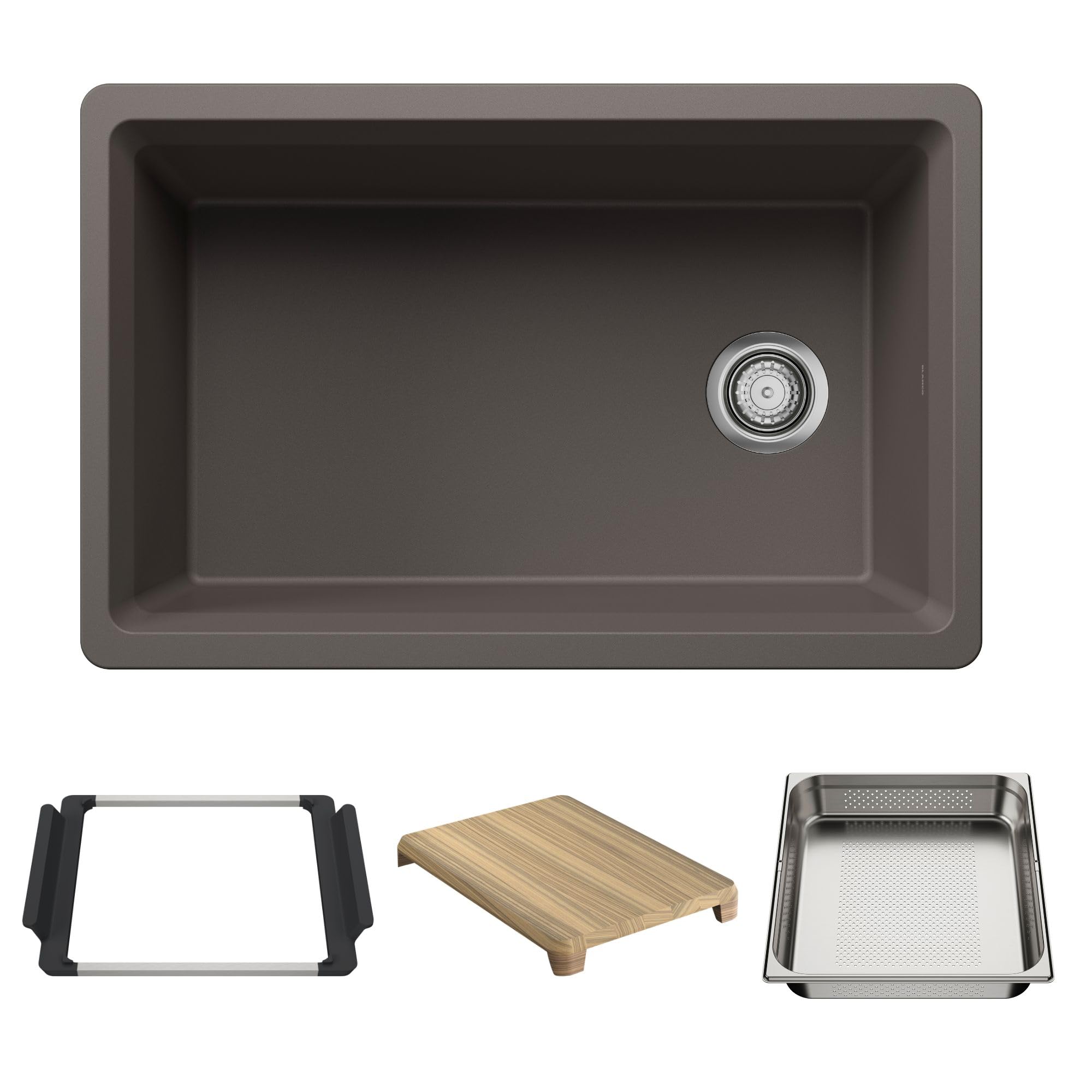 Blanco Inteos 30" Kitchen Sink in Volcano Gray - 443309