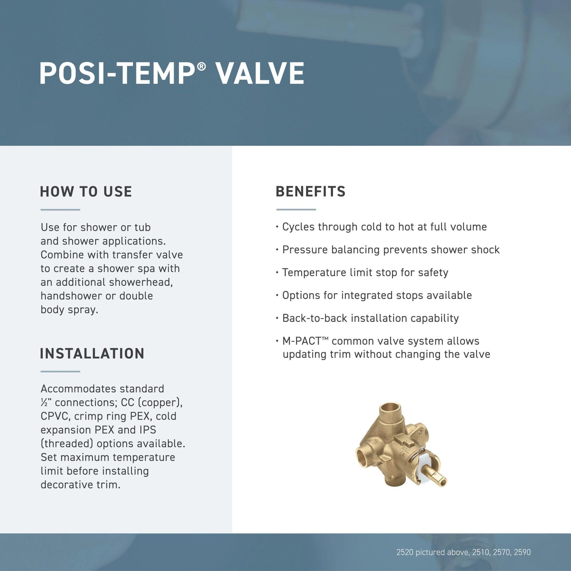 Moen Belfield Posi Temp Eco Performance Tub/Shower Trim Kit Without Valve in Brushed Nickel - T2313EPBN