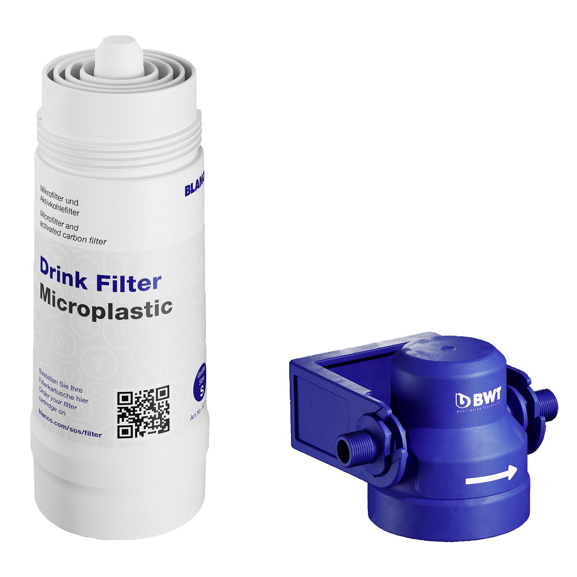 Blanco Microplastic Filter Starter Set in Chrome - 443275