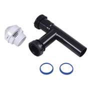 Oatey 1-1/2 in. Air Admittance Valve with Tubular Adapter 8 Stack DFU in Black - 39226