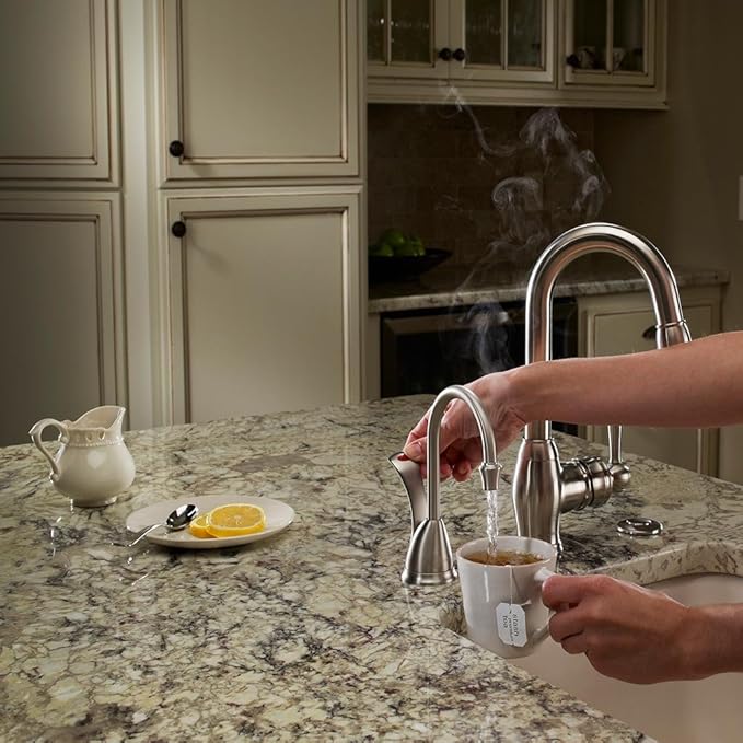 InSinkErator Involve H-Wave Instant Hot Water Dispenser System in Satin Nickel - 44714A