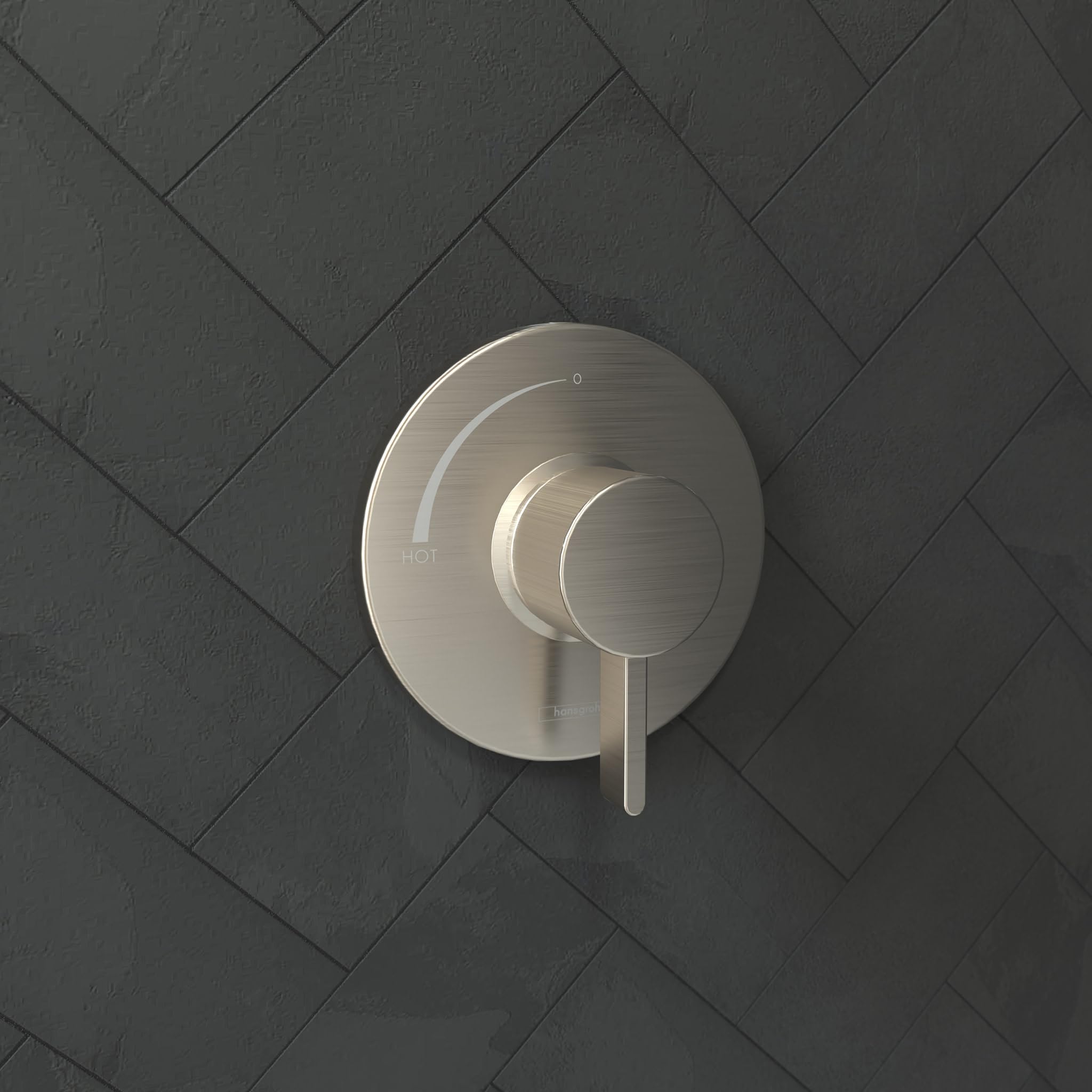 Hansgrohe 15739821 Ecostat S Pressure Balance Trim in Brushed Nickel